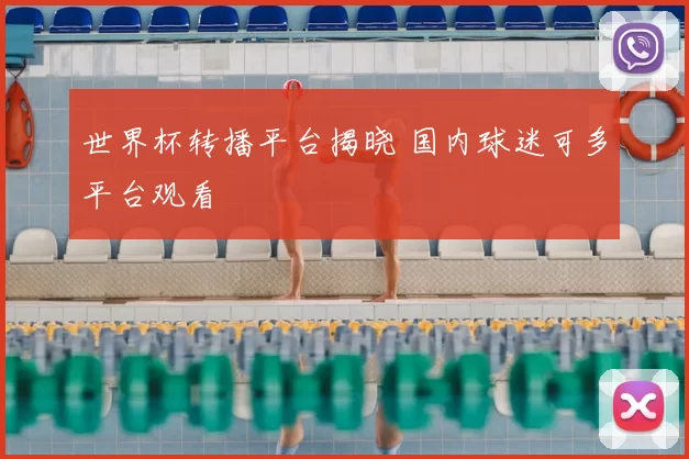 世界杯转播平台揭晓 国内球迷可多平台观看