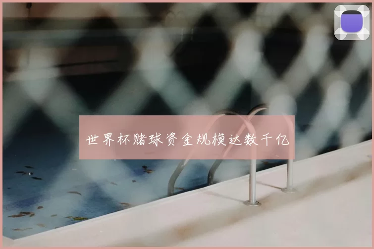 世界杯赌球资金规模达数千亿